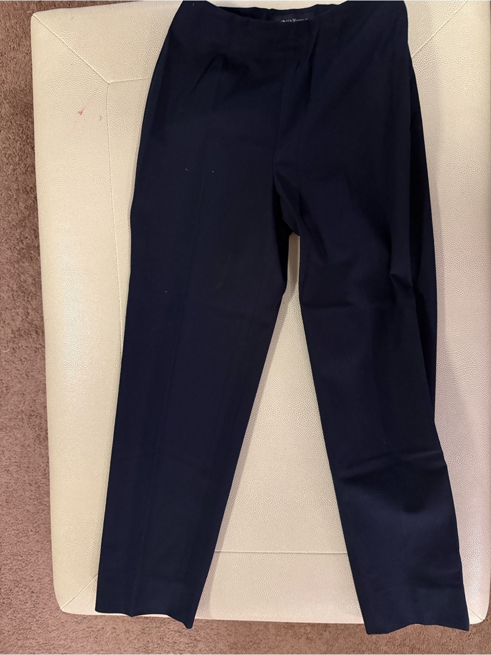 Piazza Sempione Tailored Ankle-Length Pants in Navy
